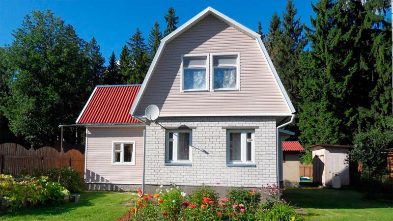 Остекление загородного дома пластиковыми окнами Image